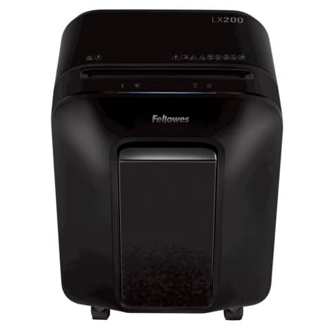 Distruggidocumenti uso personale P-4 Fellowes Powershred LX200 22 L - taglio a miniframmenti 4x12 mm nero FW5502201